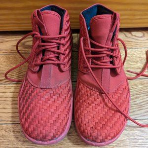 red Nike air Jordans